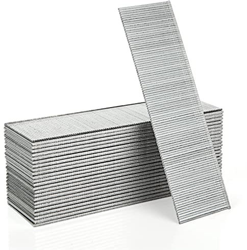 5000 PCS 18 Gauge Brad Nails F38 1-1/2 Inch Brad Nail Galvanized Brad Nails for Molding Repairing Cabinetry Building Assembly