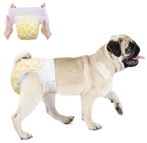 Dono Hundewindeln - 42 Stück, Windeln für weibliche Hunde, zum Anziehen, geeignet für Inkontinenz, Training, Reisen