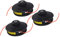 3 X Fadenspule kompatibel mit Güde LUX Mr. Gardener Bullpower AOSOME Blue Bird Brast Motorsense