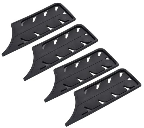 M METERXITY 4 Pack Plastic Knife Sheaths - Kitchen Knife Protectors Covers Universal Knife Guards, Apply to Kitchen Nakiri Knife (7 Inch, Black)