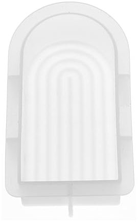 GLOREX 6 9732 090 - Kerzen-Gießform aus Silikon, Motiv: Kleiner Bogen, ca. 12 x 6 x 3,7 cm, stabile Silikongießform, zum Ausgießen, wiederverwendbar