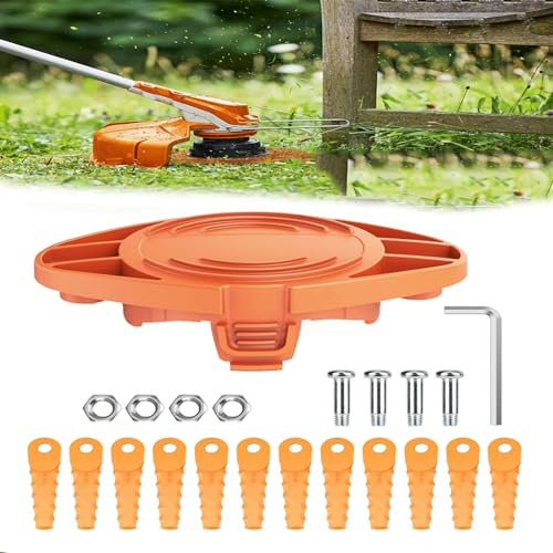 Testina Decespugliatore, Testa a Lama per Mangiarbaccia Compatibile con Black Decker GH3000 LST540 LST540B GH3000R, può sostituire le bobine di ricambio SF-080,SF-080-BKP