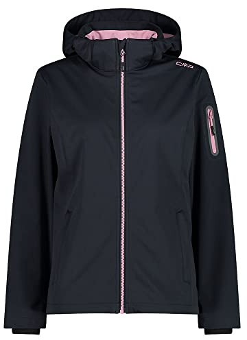 CMP Damen Light Softshell Jacke 39A5016, Anthrazit/FARD, S