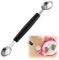JCUGSBS Good Grips - Cuchara vaciadora de Acero Inoxidable para melón y sandía y Otras Frutas(Negro)