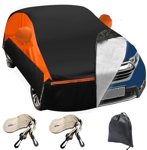 Autoabdeckung für VW Golf Variant MK5/MK6/MK7/MK8 2007-2024, Luxus Weiche Baumwolle Futter Autoabdeckung für VW Golf Alltrack MK7 MK8 2012-2024, Outdoor Vollgarage Allwetterschutz