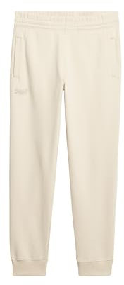 Superdry Herren Essential Jogginghose mit Logo Hell Steinfarben Beige M