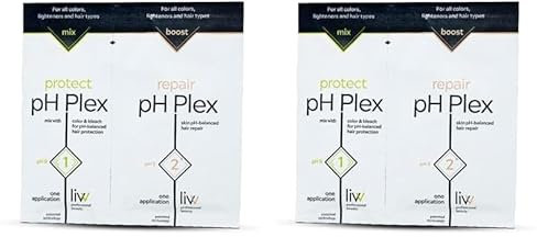pH Plex 1 & 2 - Schutz & Reparatur Haarpflege-Set | schützt das Haar während des Färbens/Bleichens | repariert geschädigtes Haar | geeignet für alle Haartypen für ein optimales Haargefühl