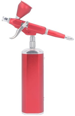 LOCADENCE Airbrush Set mit Kompressor, 25 bis 30 PSI Wiederaufladbar, Ergonomisch, Automatisch, Hand Airbrush Malerei, Tragbare Airbrush Pinsel für Kunsthandwerk, Malerei