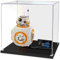 Vitrine en Acrylique Transparente Compatible Pour Le-go 75187 Robot BB-8 modèle Boîte d'affichage Rangement Anti-Poussière 30×20×30CM (Modèle Non Incluse) 2MM
