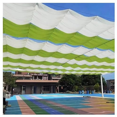PFCDZDU Retrattile Onda Vela Parasole, Patio Tessuto Traspirante Tettoia con Corda Scorrevole, Sostituzione Tende da Tetto Caverna per Pergola Serra in Vetro Terrazza