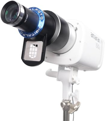 DIFESURO Projecteur optique Snoot Bowens Mount Gobo - 39 Gobos - Accessoire de projection pour projecteur de photographie - Compatible avec Aputure Amaran 100X/D 200D/X, 150C, Godox SL60 pour