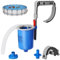 Skimmer della piscina fuori terra, cestino per skimmer a parete per piscina fuori terra con tubo, cesto rimovibile e staffa di altezza regolabile