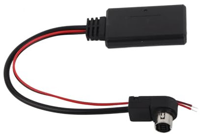 Cable DE Audio Bluetooth Cable ABS Premium Black Bluetooth 5.0 Música Streamer para Puerto Ainet de Radio Alpino Compatible con múltiples Modelos