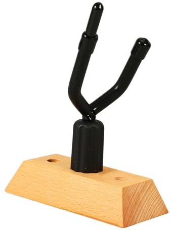 Geigen Wandhalterung 1 Satz Wandhaken mit Bogenhaken | Violine und Viola, Holz Eisen Gummi, Stabile Ausführung für Verschiedene Einsatzorte