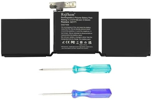 Rsjfhzm A2171 Laptop Ersatz Akku für MacBook Pro 13 A1708 (Ende 2016 | Mitte 2017) A2159 (2019) A2289 A2338 (M1 2020) EMC 3301 3578 3456 BTO/CTO MUHN2LL/A MYDA2LL/A MXK62LL/A