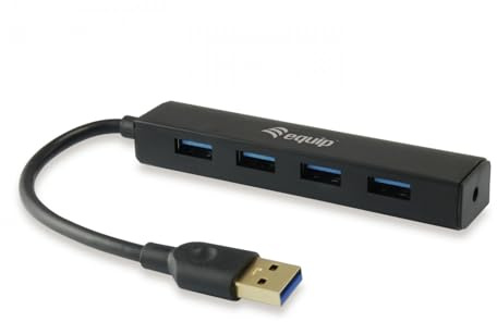 Equip USB Hub 4Port USB 3.0 Black