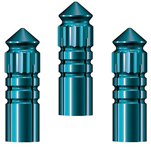 Mission F-Protect Schutzabdeckung für Dartpfeile/Flights, aqua blue, 1 set (3)