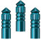Mission F-Protect Schutzabdeckung für Dartpfeile/Flights, aqua blue, 1 set (3)