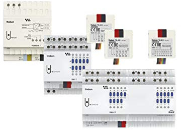 Theben 4990202 KNX Set 2 FIX - Spannungsversorgung - Dimmaktor - Schalt-/Jalousieaktor - Tasterschnittstelle