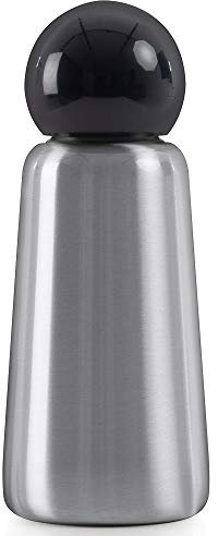 LUND LONDON - Skittle Adventure Bottle – Bouteille d'eau isotherme – 300 ml – Froid pendant 24 heures, chaud pendant 12 heures – Acier inoxydable & noir minuit
