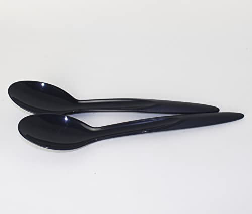 TUPPERWARE ThermoDuo 2X Servierlöffel Anthrazit + Kugelschreiber