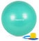 MSPORTS Gymnastikball Premium | Pilates Ball - Anti Burst inkl. Pumpe + Workout App + Übungsposter | Pezziball 55 cm - 105 cm Medizinball - Fitnessball 95 cm, Mint Sitzball