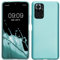 kwmobile Case kompatibel mit Xiaomi Redmi Note 10 Pro Hülle - Schutzhülle aus Silikon metallisch schimmernd - Handyhülle Metallic Mintgrün