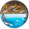 AllRight Glaskugel Fotografie K9 100mm Kristallkugel Klarer Lensball Wahrsagerkugel Fotokugel für Meditation Dekoration Fotografie