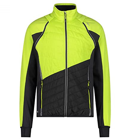 CMP Unisex Giacca Softshell Leggera Da Uomo Con Maniche Rimovibili Funktionsjacke aus Primaloft, Gelb, 58