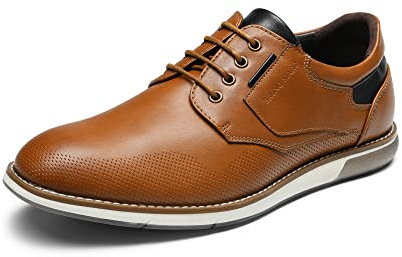 Bruno Marc Men's Casual Dress Shoes,Size 12,Brown,SBOX2336M