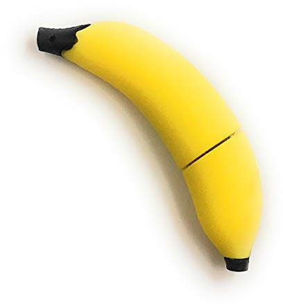 Onwomania Banane Obst Essen Funny USB Stick 64 GB USB 2.0 Speicherstick USB-Datenträger