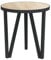vidaXL Beistelltisch Industrie-Stil Teetisch Couchtisch Ablagetisch Wohnzimmertisch Kaffeetisch Sofatisch Teetisch Tisch Sonoma-Eiche Ø35cm MDF