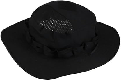 OonMan Sonnenhüte für Herren, quadratische Tasche, Bonny-Hut, Angeln, Wandern, Outdoor, Sonnenhut, Schwarz, 60