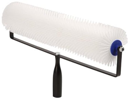 perfk Spiked Roller for Self Leveling Concrete Floors Compound Roller Professional Self Leveling Concrete Cement for Paint Wall, Soft Tooth and 28mm