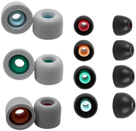 Zonoori 7 Paar Memory Foam Ear Tips für Sony Wf-1000xm5 Ohrstöpsel wf-1000xm4 für Verbesserten Komfort Und Geräuschisolierung, SS/S/M/L