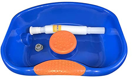 Ｚｉａｌｏｆｉ Bett Shampoo Becken Haarwaschbecken Waschwanne mit Schlauch, Standard