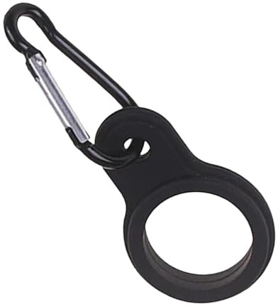Karabiner Wasserflaschenhalter Schnalle - Wasserflasche Clip | Wasserflasche Hängeriemen | Sicherer Flaschenhalter | Tragbare Silikon Wasserflasche Ring Halter | Wasserflasche Schnallen Clip für