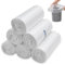 FAELNK Bolsas de Basura Pequeñas de 3L, 180 Unidades, Mini Bolsas de Basura para Mini Papelera de Escritorio para Baño Oficina Coche (Blanco,6 rollos, 3l)