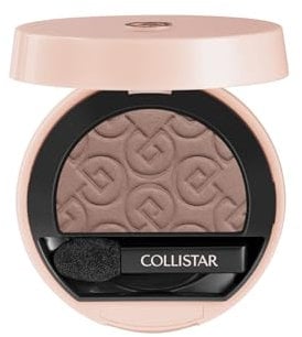 Collistar Impeccabile Ombretto Compatto, Make-up Occhi a Lunga Durata, Texture Morbida e Multi-Finish, Facile da Sfumare, 410 Greige Matte, 3 g