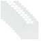 Zeroupshop 30x30 CM Decorative Wall Panels Self Cling Backsplash Tiles Kitchen Bathroom Marble Design Waterproof Home Decor 10 Pieces(White B)