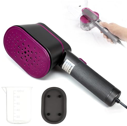 Plancha Vapor para Ropa 2 en 1 (Plancha + Vapor), 1200W Plancha de Vapor Vertical,Calentamiento Rápido 9s, Mini Plancha Vertical Vapor, para Viajes, Hogar, Oficina