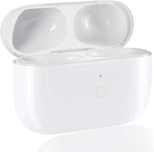 Carcasa de Carga inalámbrica Compatible Air Pod Pro y Air Pod Pro 2, Reemplazo Original Wireless Charging Case con emparejamiento Bluetooth,Lightning Puerto