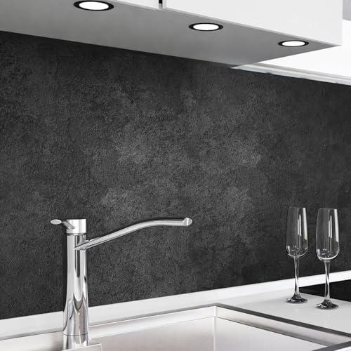 danario Küchenrückwand selbstklebend - Spritzschutz Folie Küche - Matt | Überbrückt Fliesen & Raufaser. Ablösbar & mieterfreundlich. Mit Haft-Garantie. Pflegeleicht. Kinderleichte Montage für Laien