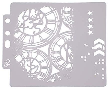 Healifty Dessin au Pochoir Assortiment de Motifs évider Le modèle de Peinture d'art pour Le Bricolage Scrapbooking DIY Décor de gâteau