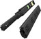 VADANIA 600mm Push to Open Drawer Runners #VF1245 1 Pair (2 Packs), 45kg Load Capacity Full Extension Ball Bearing, Side Mount, Touch Open Slides for Kitchen Cabinet, No Handle Cabinet, Black