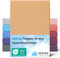 etérea Jersey Topper Spannbettlaken 180x200-200x200 cm Sand für 5-10 cm Steghöhe 100% Baumwolle - Oekotex Spannbetttuch Matratzen Bett Bezug - Bettlaken 180x200cm - 200x200cm Beige