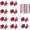 N/B YYWEi T Stecker Deans T Plug stecker Stil Männlich und Weiblich Rc T-stecker mit 8 stücke 10cm Schrumpfschlauch Für RC LiPo Batterie(10 Paar)