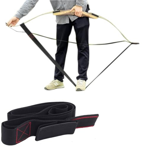 Azarxis Corde de Tir à l'arc Corde d'Enroulement Arc et Flèche Changeur de Corde pour Arc Classique Arc Traditionnel (Noir)