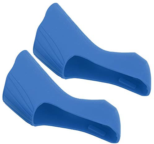 Alomejor Fahrradlenkergriffabdeckung Fahrradbremshebelhauben Straßenfahrradschalthebel Silikonabdeckung für R7000 R8000(Blau)