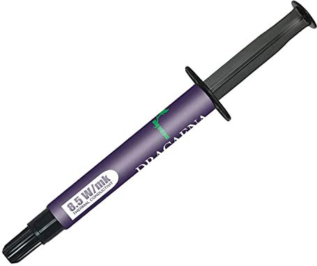 Dracaena Pasta de compuesto térmico (4 gramos), a base de carbono de alto rendimiento, pasta de disipador de calor, CPU compuesto térmico para todos los enfriadores, material de interfaz térmica -CTG9